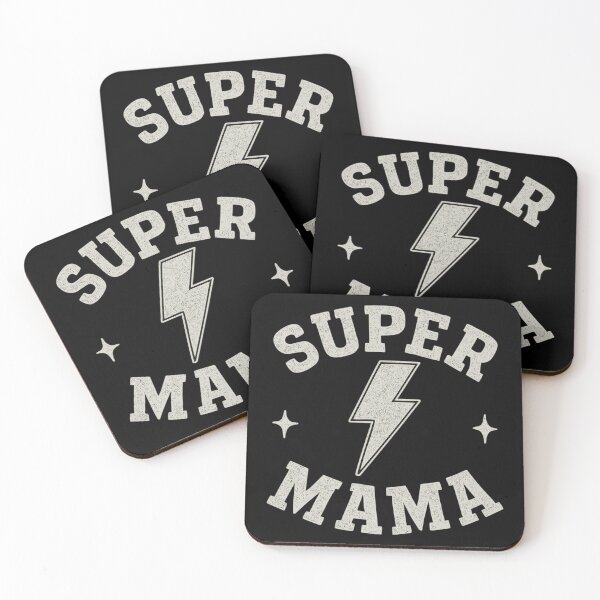 Artikelvorschau, Muttertag Super Mama Blitz Sterne Super Mutter entworfen und verkauft von Zynfy Designs.