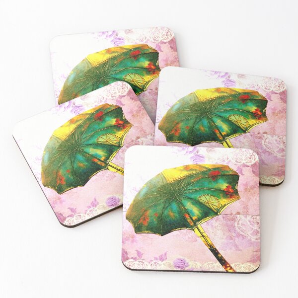 Item preview, Vintage Collage with  Roses & Umbrella designed and sold by Koh..
