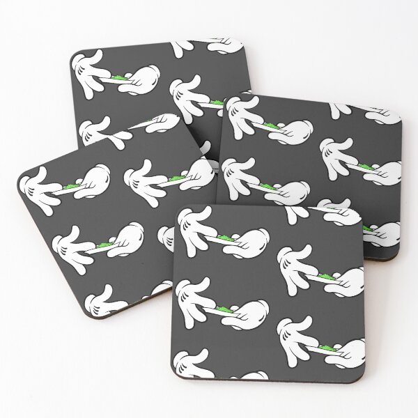 Item preview, Cartoon hands rolling a joint designed and sold by JuicyHeart-tasteshop.