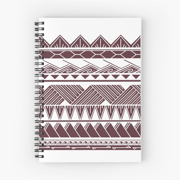 Item preview, White and Taupe Mauve Tribal Pattern designed and sold by Steeb757.