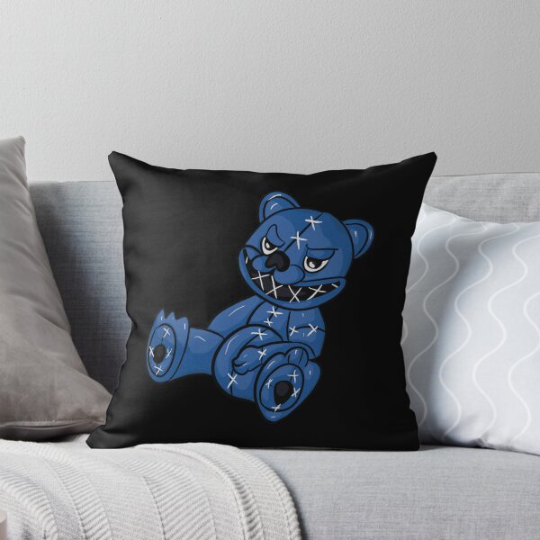 Item preview, Blue teddy bear sewn in crazy style designed and sold by Joncasmiart.