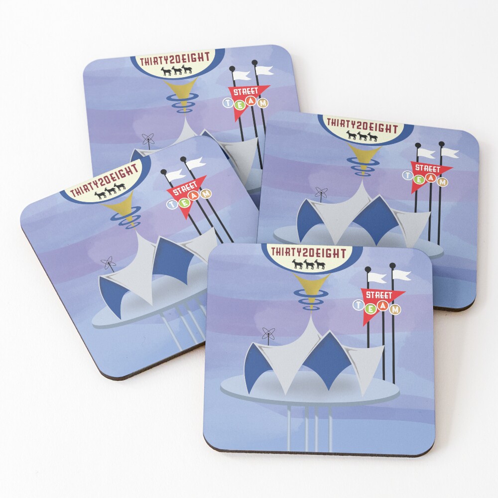Item preview, Coasters (Set of 4) designed and sold by kevidently.