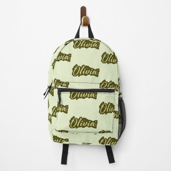 Item preview, Olivia name - name sticker Olivia - girls name Olivia - custom name - aesthetic font - olive green designed and sold by marlenaki.