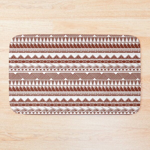 Item preview, White and Terracotta Tribal Pattern designed and sold by Steeb757.