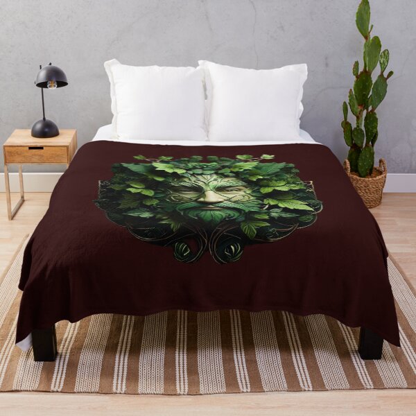 Item preview, The Green Man – Forest Guardian Emblem designed and sold by ZipperDragon88.