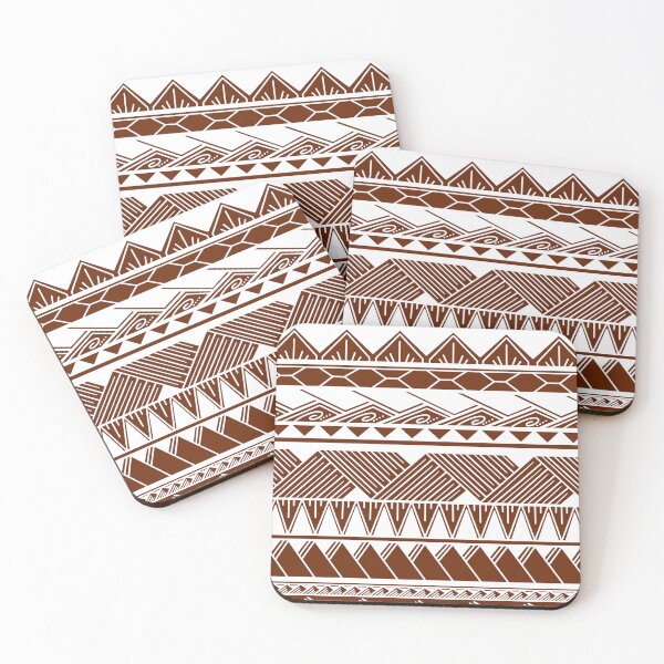 Item preview, White and Rust Tribal Pattern designed and sold by Steeb757.