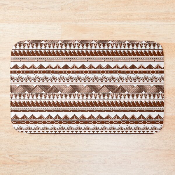 Item preview, White and Rust Tribal Pattern designed and sold by Steeb757.