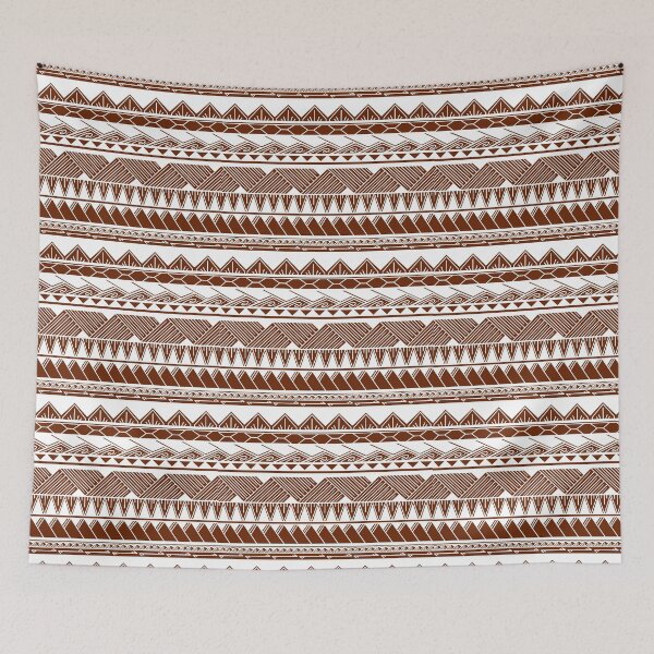 Item preview, White and Rust Tribal Pattern designed and sold by Steeb757.