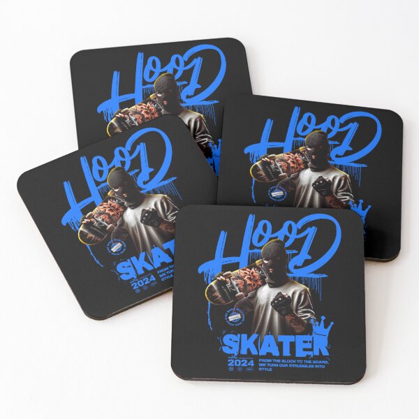 Item preview, Hood Skater – Ride with Attitude designed and sold by Not Hugo.