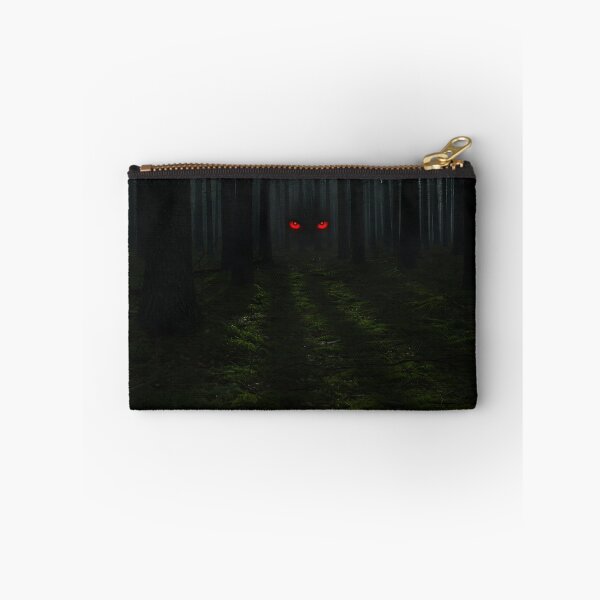 Item preview, Dark Forest with Glowing Red Eyes in Shadows designed and sold by javastocks.