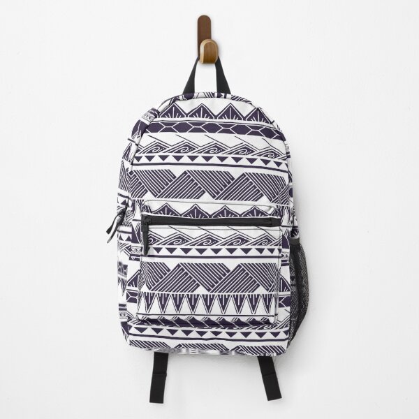 Item preview, White and Plum Tribal Pattern designed and sold by Steeb757.