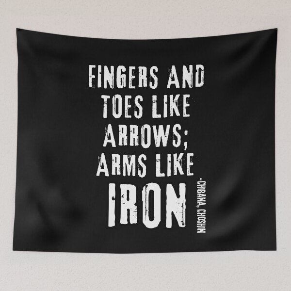 Item preview, Arms like Iron Chibana Choshin Quote designed and sold by 4-Store.