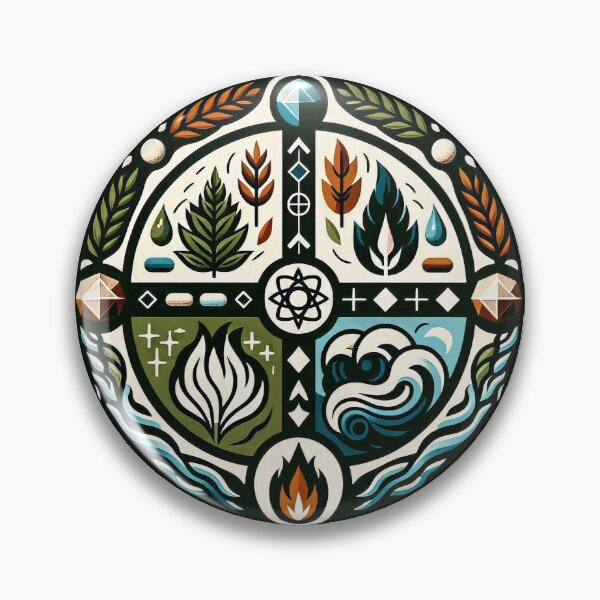 Item preview, Cycle of Seasons – Elemental Nature Logo designed and sold by ZipperDragon88.