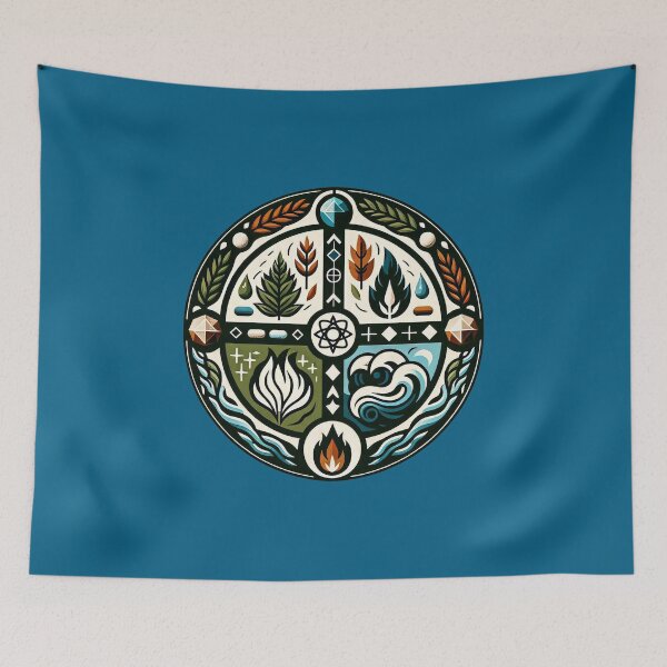 Item preview, Cycle of Seasons – Elemental Nature Logo designed and sold by ZipperDragon88.