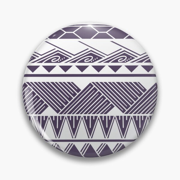Item preview, White and Muted Purple Tribal Pattern designed and sold by Steeb757.
