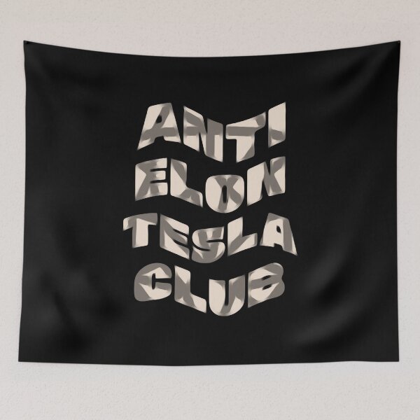 Item preview, Anti Elon Tesla Club #22 designed and sold by creativerooney.