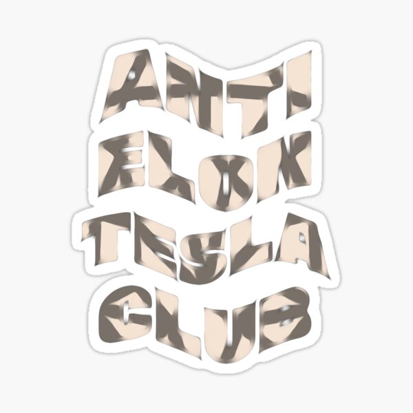 Item preview, Anti-Elon-Tesla-Club #22 designed and sold by creativerooney.