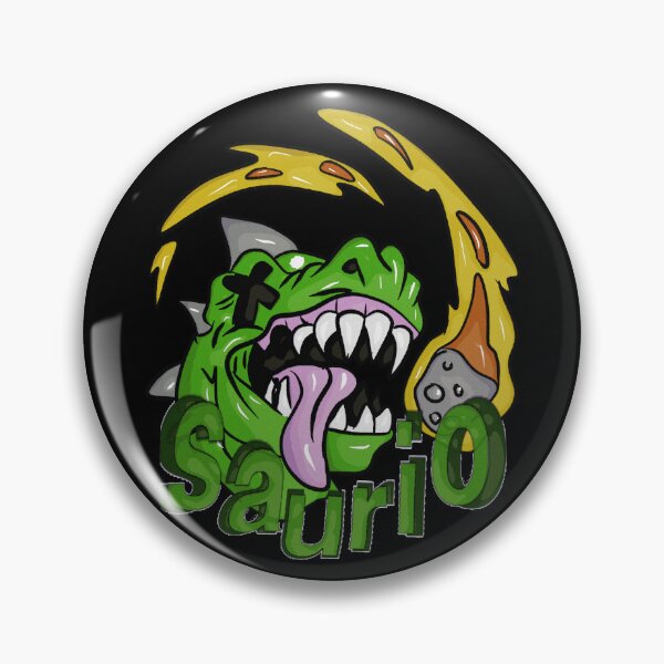 Item preview, Green dinosaur scared by meteorite. designed and sold by Joncasmiart.