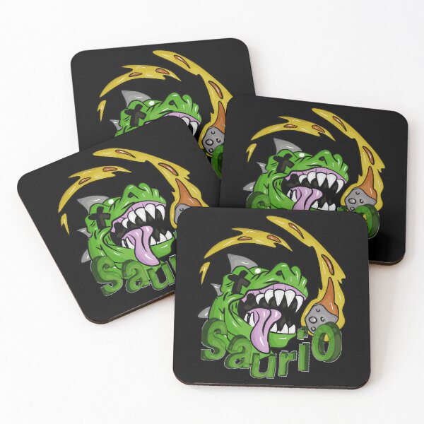 Item preview, Green dinosaur scared by meteorite. designed and sold by Joncasmiart.