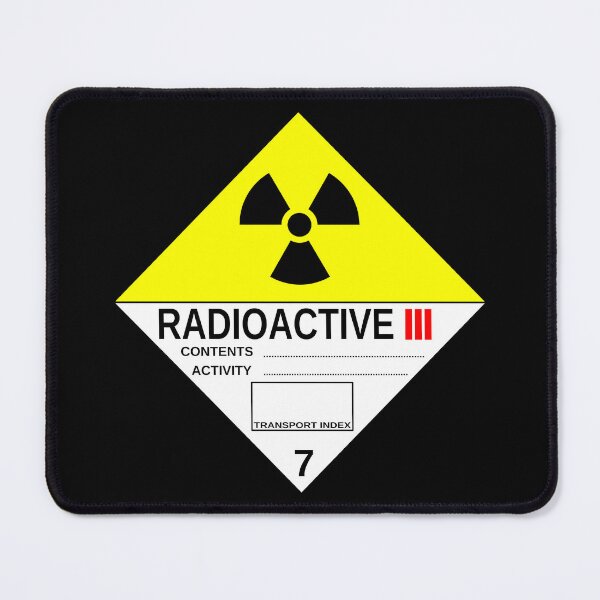Item preview, Radioactive Materials Transport Sign Category 3 designed and sold by The-Inner-Light.