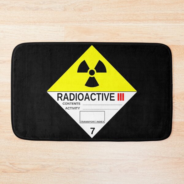 Item preview, Radioactive Materials Transport Sign Category 3 designed and sold by The-Inner-Light.