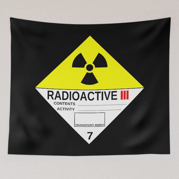 Item preview, Radioactive Materials Transport Sign Category 3 designed and sold by The-Inner-Light.