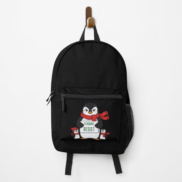 Item preview, Resist Penguins Protest Fair Trade designed and sold by SurrealArtSzysz.