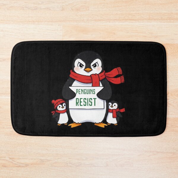 Item preview, Resist Penguins Protest Fair Trade designed and sold by SurrealArtSzysz.