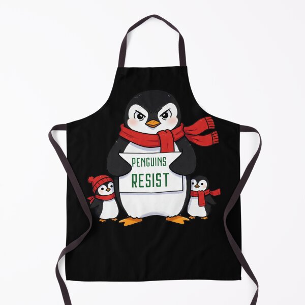 Item preview, Resist Penguins Protest Fair Trade designed and sold by SurrealArtSzysz.