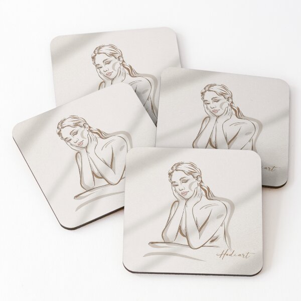 Item preview, "Whispers of Grace – Elegant Nude Wall Art in Soft Tones" designed and sold by Fruzbt.