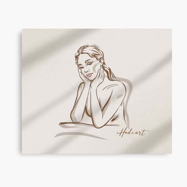 Item preview, "Whispers of Grace – Elegant Nude Wall Art in Soft Tones" designed and sold by Fruzbt.