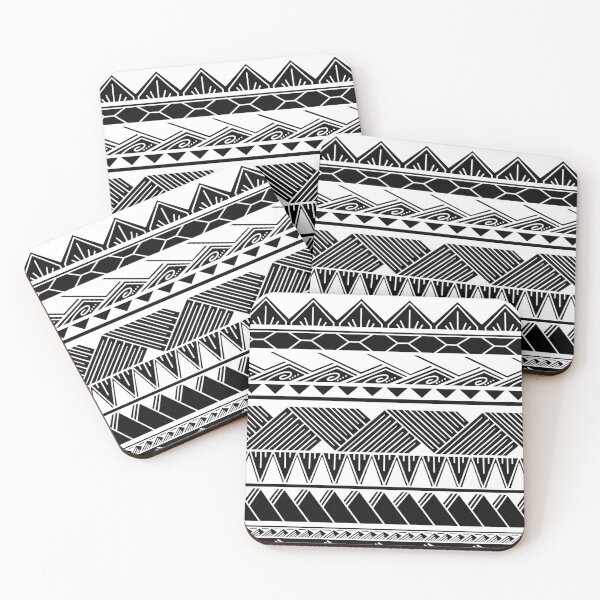 Item preview, White and Black Tribal Pattern designed and sold by Steeb757.