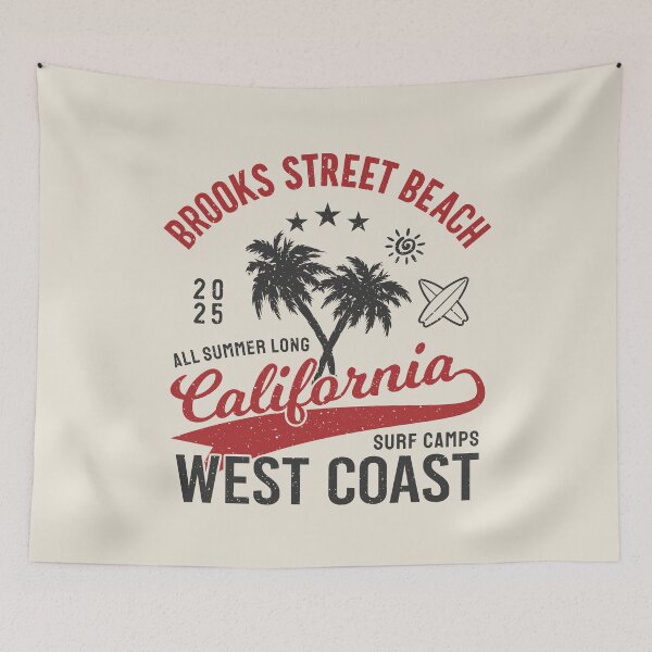 Item preview, Brooks Street Beach Surf Camp Surfing Orange County California designed and sold by eclecTEEq.