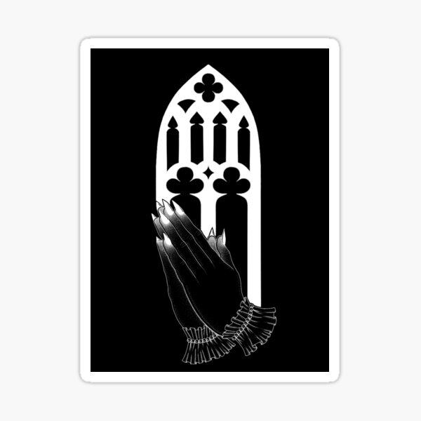Item preview, gothic praying hands designed and sold by bloodybel.