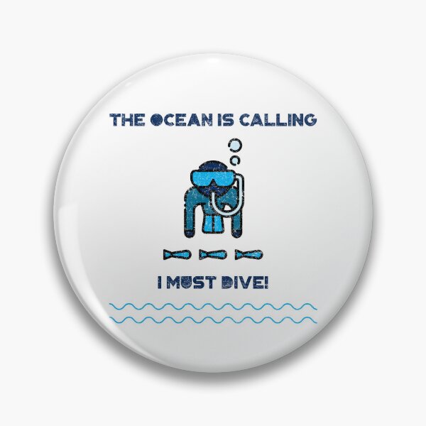 Item preview, The Ocean is Calling I Must Dive! designed and sold by JoeVee-Int.