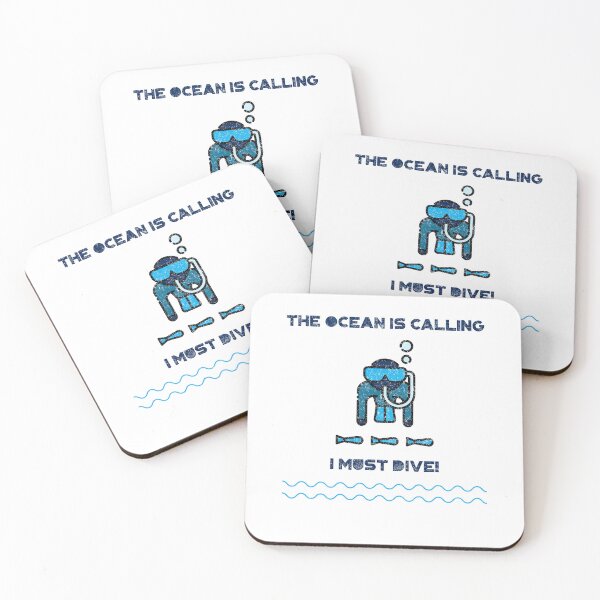 Item preview, The Ocean is Calling I Must Dive! designed and sold by JoeVee-Int.