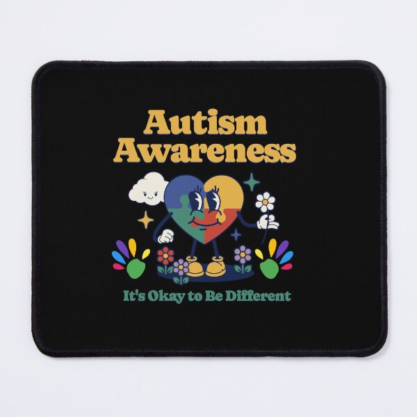 Item preview, Autism Awareness Heart It's Okay to Be Different Cute Colorful Design designed and sold by ArtDesignTp.