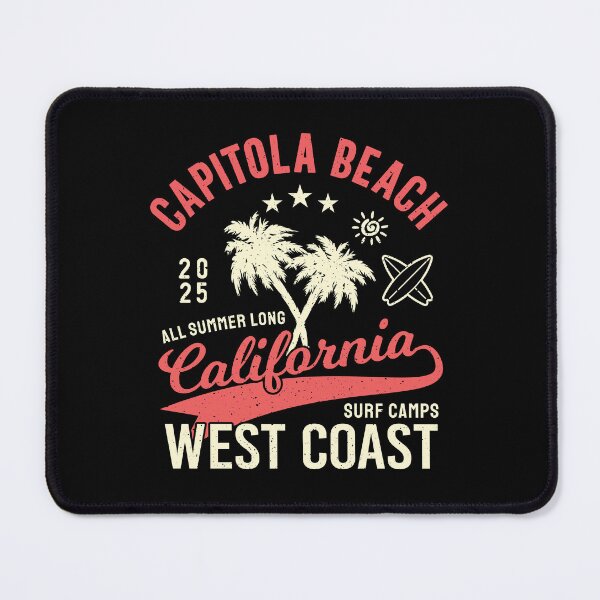 Item preview, Capitola Beach Surf Camp Surfing Santa Cruz California designed and sold by eclecTEEq.