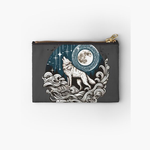 Item preview, Howling Wolf Under Moon designed and sold by ROZWALCZ.
