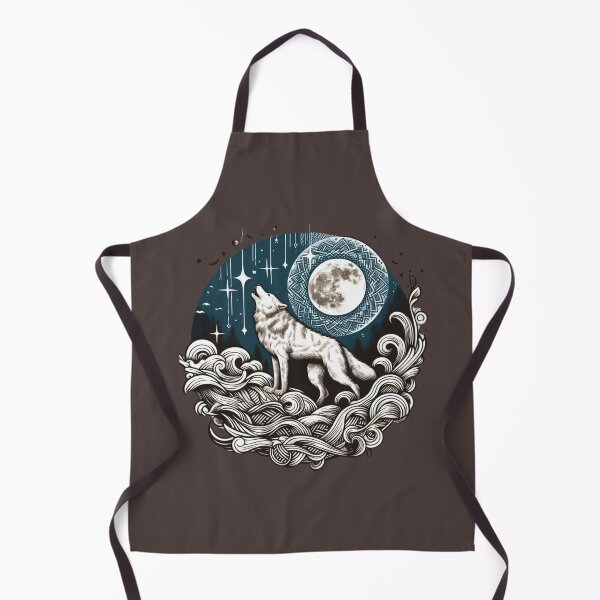 Item preview, Howling Wolf Under Moon designed and sold by ROZWALCZ.