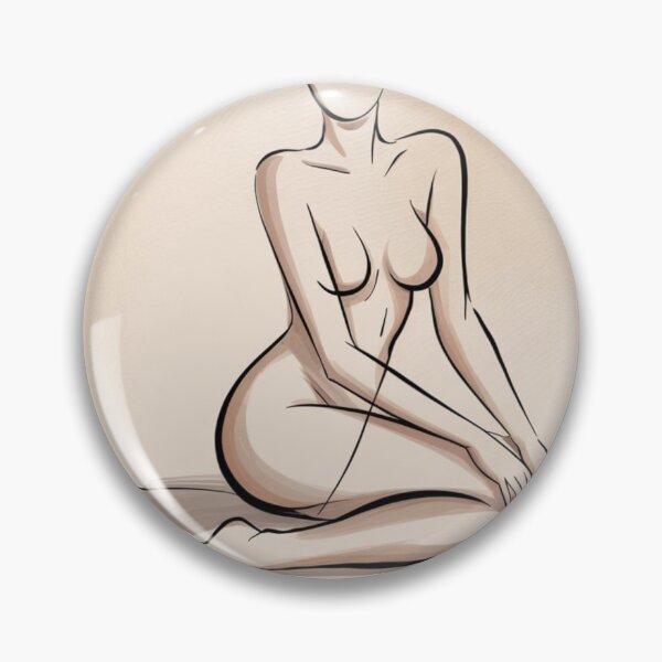 Item preview, "Whispers of Grace – Elegant Nude Wall Art in Soft Tones" designed and sold by Fruzbt.