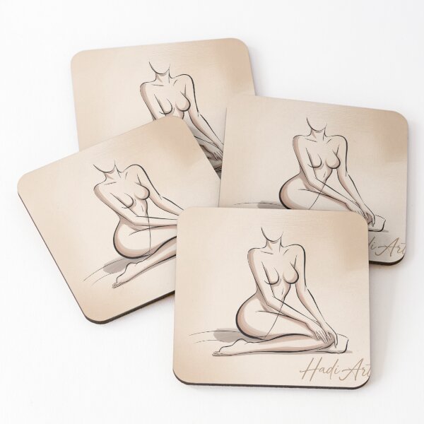 Item preview, "Whispers of Grace – Elegant Nude Wall Art in Soft Tones" designed and sold by Fruzbt.