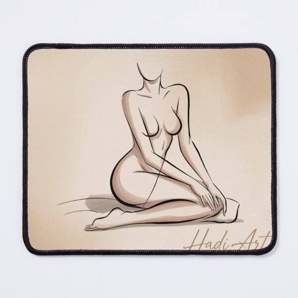 Item preview, "Whispers of Grace – Elegant Nude Wall Art in Soft Tones" designed and sold by Fruzbt.