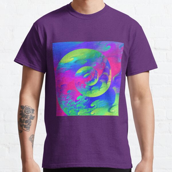 Abstract atmospheric wave Classic T-Shirt