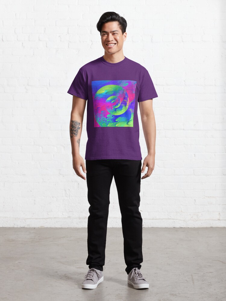 Alternate view of Abstract atmospheric wave Classic T-Shirt