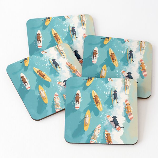 Item preview, Surf Dogs Tropical Waves designed and sold by MidCenturyStore.