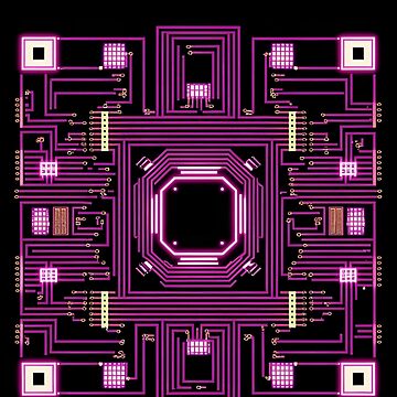 Artwork thumbnail, Cyberpunk pattern by PatronesKawai