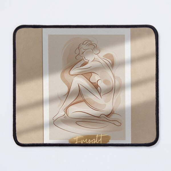 Item preview, "Whispers of Grace – Elegant Nude Wall Art in Soft Tones" designed and sold by Fruzbt.