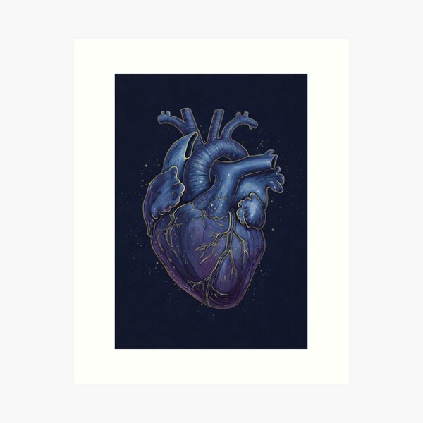 Item preview, The Blue Heart designed and sold by AlgoMerch.