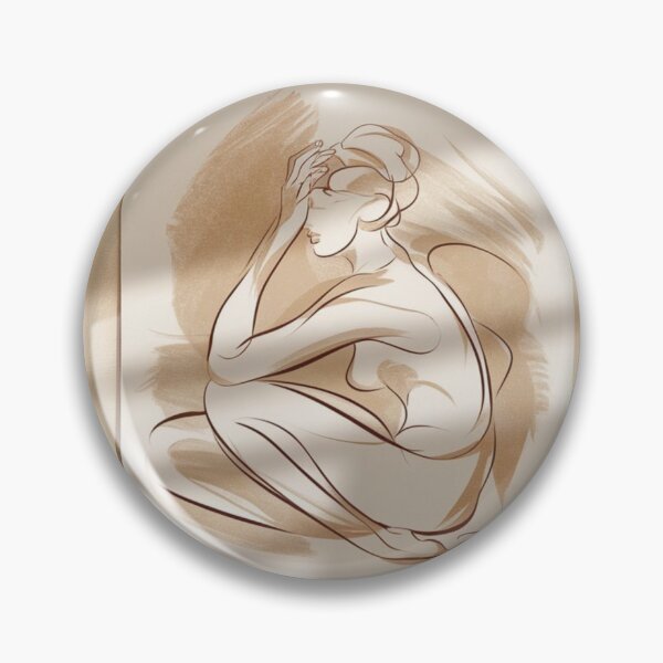 Item preview, "Whispers of Grace – Elegant Nude Wall Art in Soft Tones" designed and sold by Fruzbt.